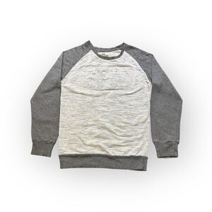 Copper Denim Boys Raglan Sweatshirt Gray Heather M